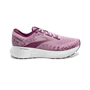 Brooks Glycerin 20 Womens Road Running Shoes Pink/White | USA-YHT263415